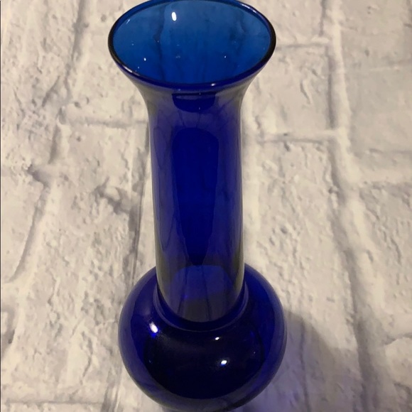 Cobalt Blue Bud Vase EUC - Picture 2 of 4